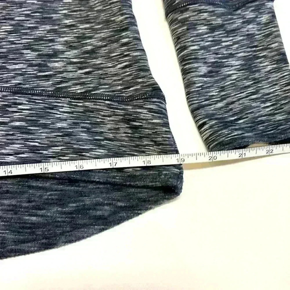 Athleta Long Sleeve Fleece Turtleneck Sweater Cowl Neck Women's XS Run Walk - Picture 8 of 9